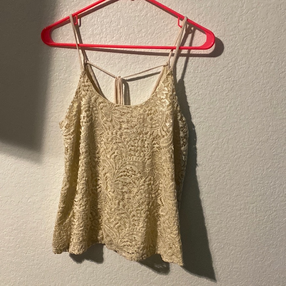 Cream colored shirt